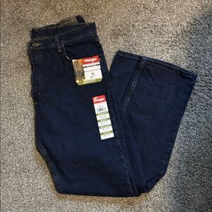 Wrangler Men's Relaxed Fit Jeans - Deep Blue